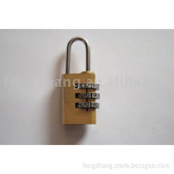 brass combination lock